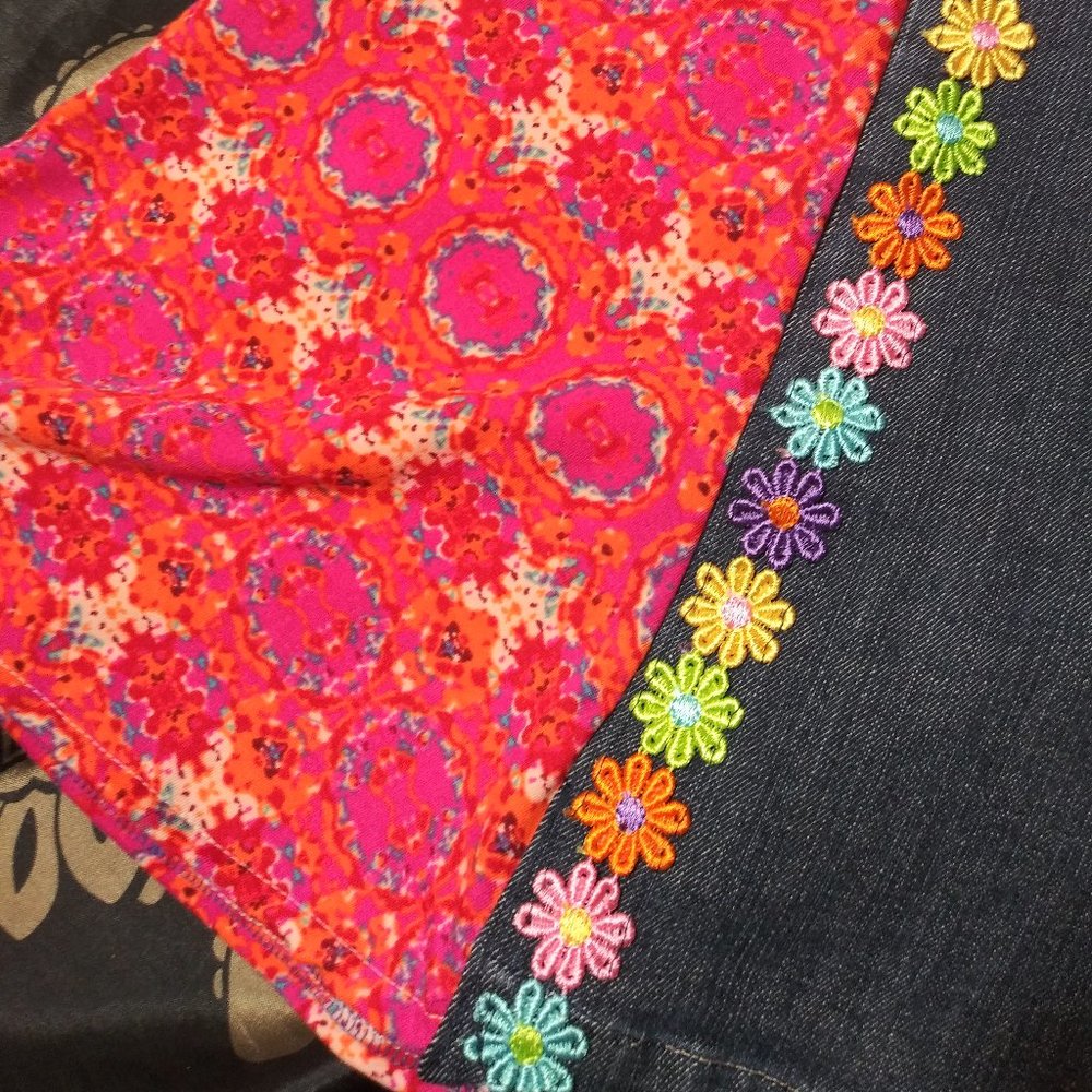 768 jeaniemade Size 12m Lee Bell-Bottoms - Picture 3 of 5